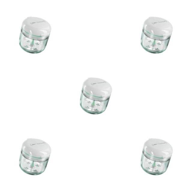 Qarigey Práctico y seco: mantenimiento de dentaduras postizas de almacenamiento fácil y para materiales dentales excelentes verde pino blanco Type2 NO2