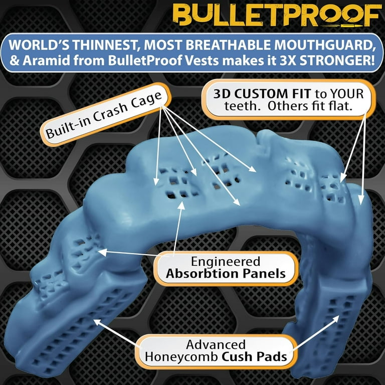 Bulletproof Mouthguard for Braces: Ultra-Thin, Breathable, High