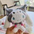 thumbnail image 2 of Sanrio-Llavero Cinnamoroll de peluquería cruzada, Kuromi Melody Pc, perro pudín, Hello Kitty, pez, monstruo, lindo juguete de peluche colgante, muñeca, 2 of 5