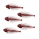 thumbnail image 5 of Kit de 5 señuelos de pesca blandos, herramientas de pesca para agua dulce, regalos prácticos y realistas. Rojo, 5 of 9