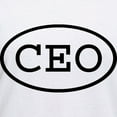 thumbnail image 3 of CafePress - CEO Oval Women's V Neck T Shirt - Womens Cotton V-Neck T-shirt, 3 of 4