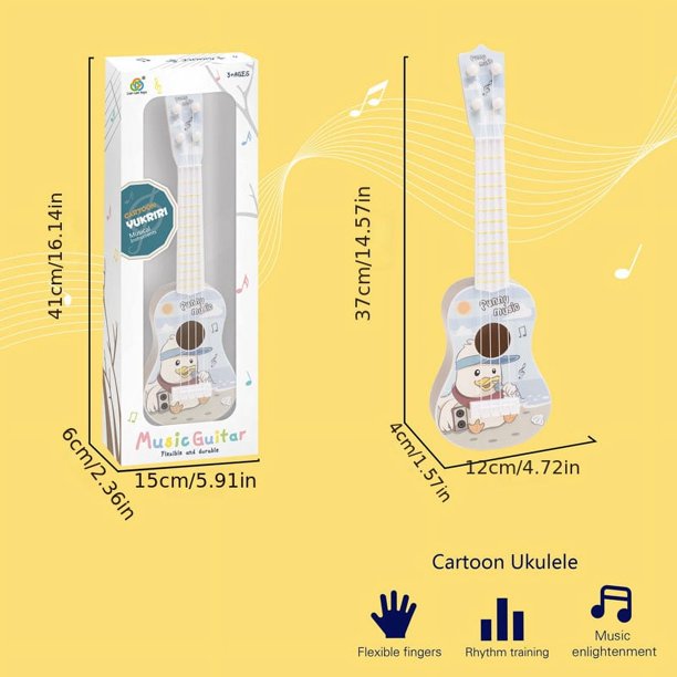 Children's Simulated Guitar Can Play Enlightening Educational Instrument Music Toys For Early Education