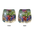 thumbnail image 5 of Lsque Pikmin Printed Women's Running Shorts with Liner Pockets,Elastic Quick Dry Workout Athletic Gym Yoga Shorts,Womens High Waist Shorts-Large, 5 of 9