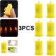 thumbnail image 1 of Linterna Papel LED Con Mechas para Fiesta Y Festival Color Amarillo 6 Uds., 1 of 8