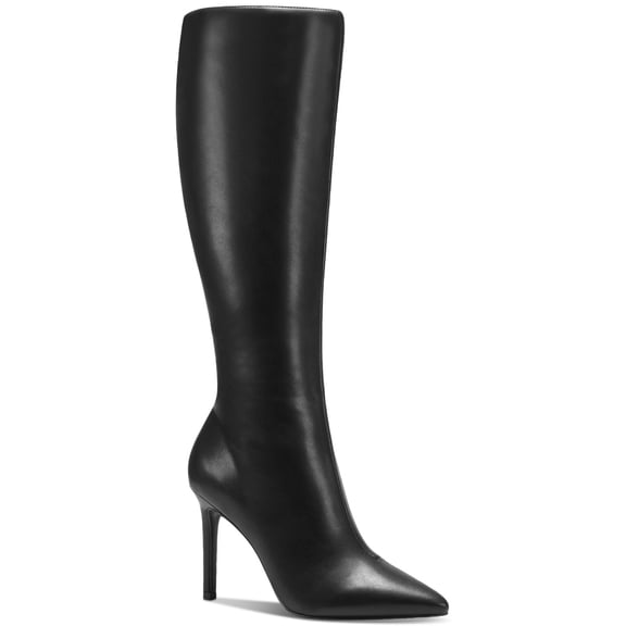 I.N.C. International Concepts Womens Rajel Extra Wide-Calf Dress Boots Black Smooth 6.5W XWC