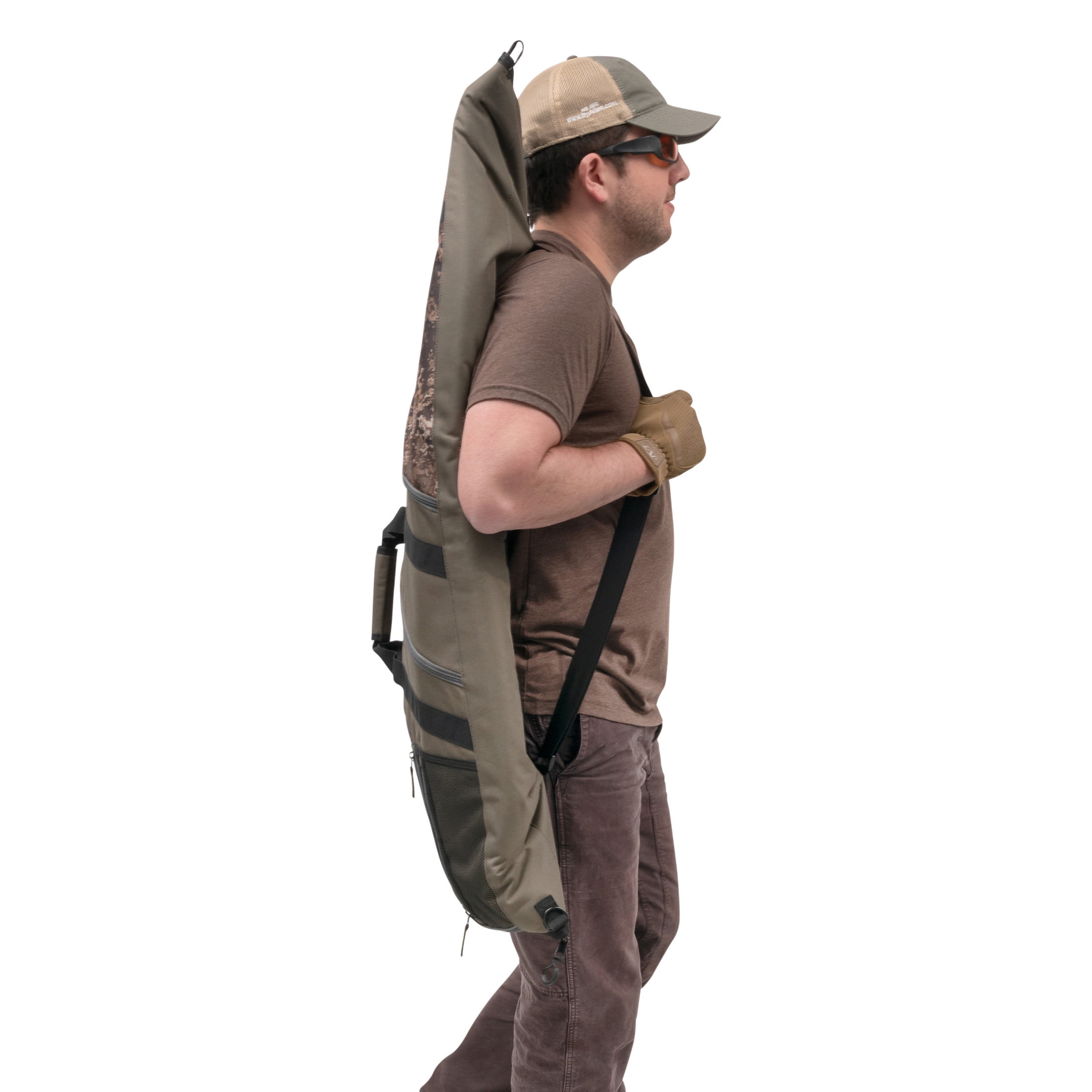 Allen Company Daytona 52" Shotgun Case  - Dense Foam Padding, 4 Storage Pockets, Adjustable Sling – Hunting & Range Bag –  Soft Gun Carrier – Veil Wideland Camo