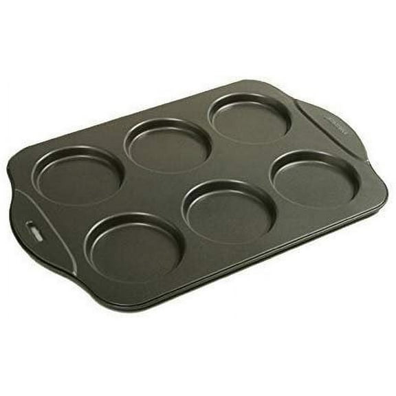 Norpro Puffy Muffin Top Pan Makes 6 Non Stick High Rise Crown 4" Wide .5" Deep