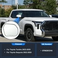 thumbnail image 2 of Vidrio de Espejo Calentado Derecho para Toyota Tundra Sequoia 2022-2025, Espejo Lateral 879020C010, 2 of 7