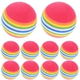 thumbnail image 1 of SHISUYAN 10pcs Rainbow Ball EVA Floating Water Toy Pet Kitten Cats Snack Ball Chew Training Toy Random Color, 1 of 8
