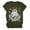 Army Green, variant on Halloween Ghost Shirts for Women Casual Short-Sleeved Ghost Print T-Shirt Retro Fall Spooky Season Tees Tops