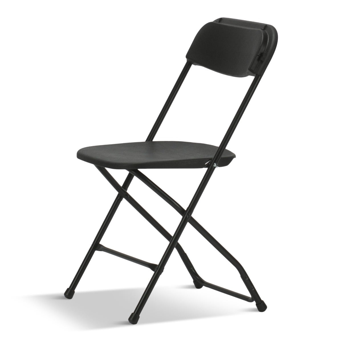 TitanPRO Plastic Folding Chair - Black - 10 Pack