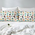 thumbnail image 4 of Erosebridal Funny Robot Bed Sheets Set King Size, Modern Cartoon Bedding King Size, Intelligent Machine Sheet Set King, Breathable Room Decorative, 4pcs, 4 of 7