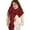Red, variant on GTEYOIJN Coffee Shawl Wrap Women's Faux Fur Collar Scarf Wrap Winter Neck Warmer Collar Ladies Scarf Shawl Wrap