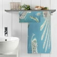 thumbnail image 5 of Dreamtimes Dubai Palm Island Bath Towel Set, Pure Cotton Washcloth Lightweight and Highly Absorbent Quick Drying Towels for Bathroom, 5 of 7