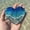 home office, variant on Ocean Pocket Heart, Ocean-Inspired Decoration, Heart-Shaped Stone With Smooth Finish, Beach Wave & Sand Patterned Decorative Souvenir For Friends, Commemorative Gift