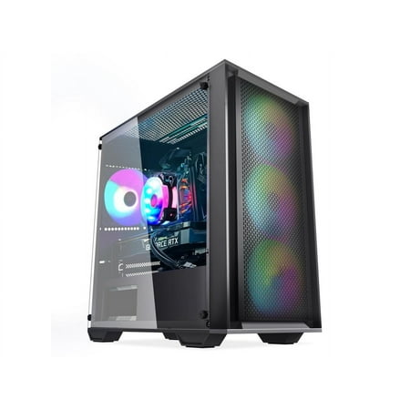 Orangexin Gaming desktop -AMD Ryzen 5 5600G 6-core 3.9GHz -Radeon RX 6600 8GB- 32GB DDR4 3200MHz -1TB M.2 SSD- Windows 11 Pro - WIFI&Bluetooth - Gaming Desktop