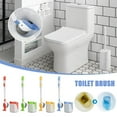thumbnail image 3 of Suction Cup Toilet Brush Set Toilet Brush with Liquid Adding Function Design Space-Saving Wall-Mounted Holder for Bathroom, RV & Boat Hygienic Toilet Bowl Cleaner Kit, 3 of 7