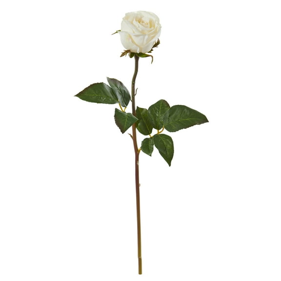Nearly Natural 20in. Rose Artificial Bud Flower (Set of 6)