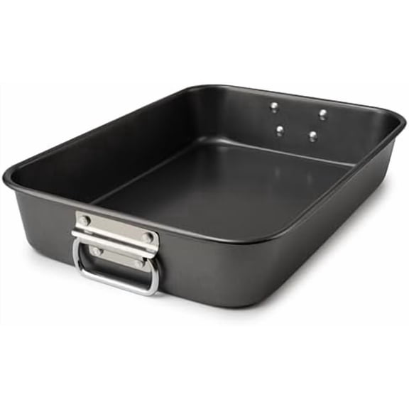 Lasagna Pan with Handles, 15x10x3 Inch Bakeware for Oven, Nonstick Rectangular Roasting Pan, Deep Baking Dish for Cake and Brownie, Heavy Duty