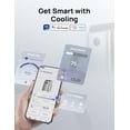 thumbnail image 3 of DREO Portable Air Conditioners, 12,000 BTU AC Unit for Bedroom with Drainage-free Cooling, 46dB Quiet, APP/Voice/Remote, 24h Timer with Fan & Dehumidifier, Smart Standing AC for Room Indoors, AC515S, 3 of 11