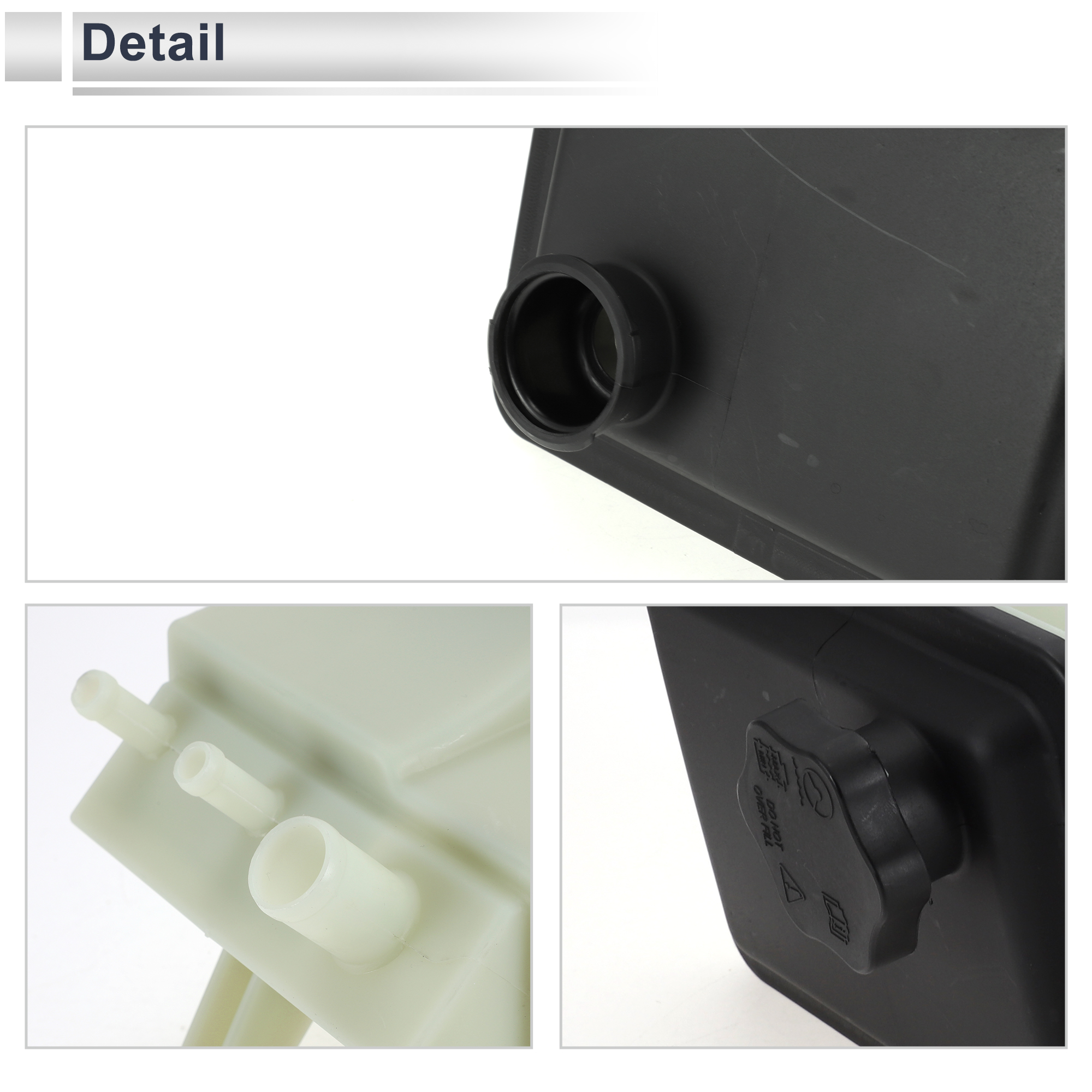 Unique Bargains Power Steering Reservoir for Ford F250 1998-2012