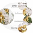 thumbnail image 3 of Sunflowers Bathroom Shower Curtains with 12 Hooks Polyester Waterproof Shower Curtain for Stalls and Bathtubs Farmhouse Botanical Flowers Bees Wooden Decorative Bathroom Privacy Curtain 36x72 Inches, 3 of 9