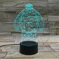 thumbnail image 1 of Lámpara de ilusión LED 3D Baymaxs con luz nocturna que cambia de color, 1 of 1