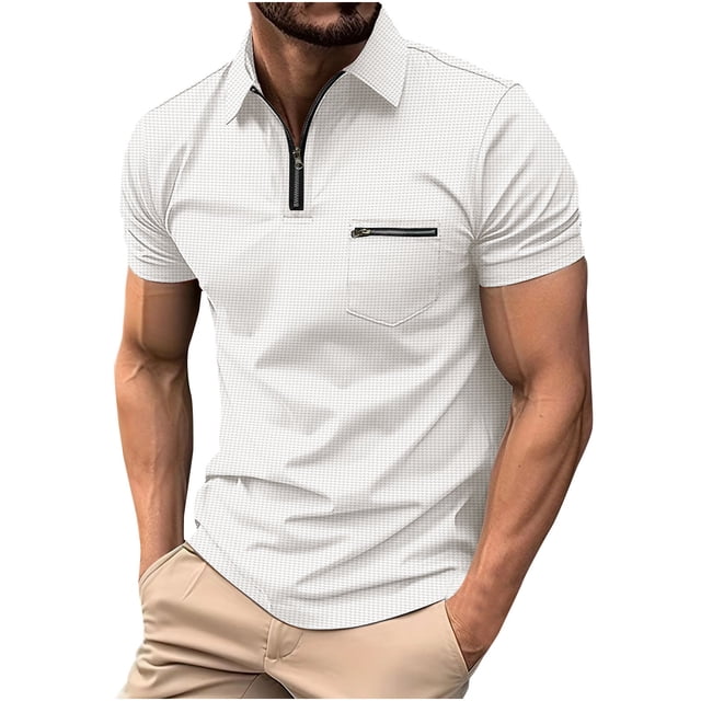 pstuiky camiseta de hombre, Camisa informal holgada de manga corta a rayas con cuello redondo para hombre, ideal como regalo para el Día del Padre camisas casuales para hombre l