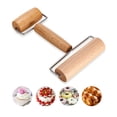 thumbnail image 2 of Rodillo para hornear de madera BLESIY Espaciadores con Pasador Giratorio, 2 of 8