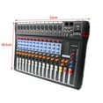 thumbnail image 2 of Pro Live 12 Channel Live Sound Studio Mixing Board Mixer Live & Studio, 2 of 12