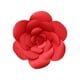 thumbnail image 1 of KAKOWELY 1 pieza de 20 cm de flores de papel 3D para decoración de pared, ideal para fiestas, hogar, bodas (rojo rubí)., 1 of 5