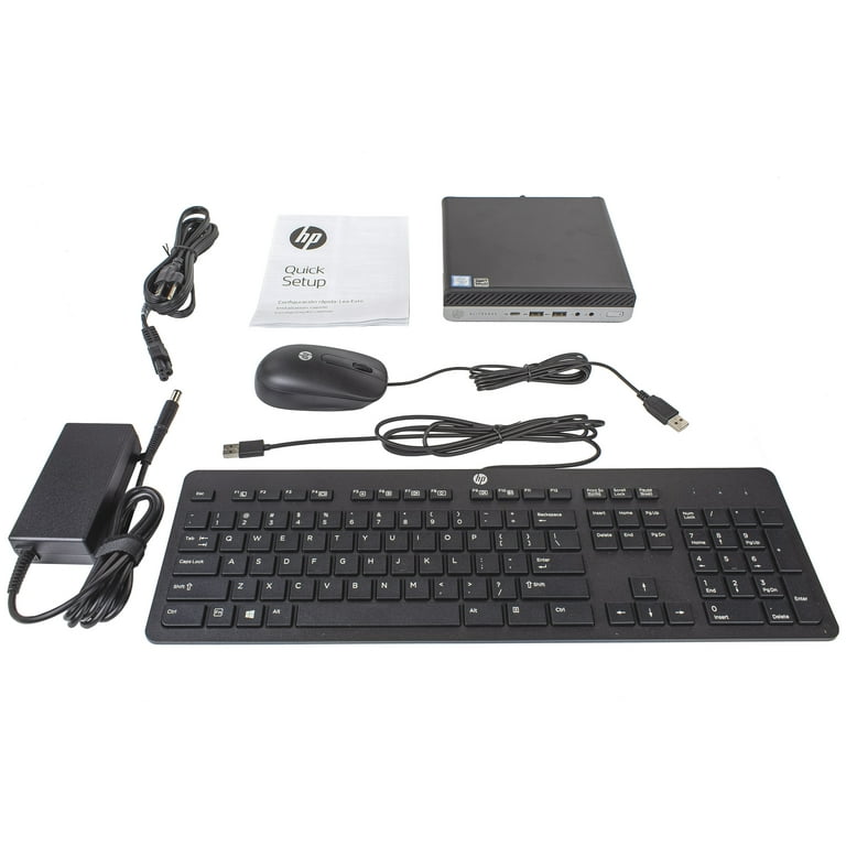 HP EliteDesk 800 G4 Mini PC, Intel Core i5-8500 Upto 4.1GHz