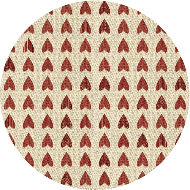 Ahgly Company Tapis d'Intérieur Lavable en Machine Carré Transitionnel Vanille Or, 3 Pieds Carré