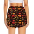 thumbnail image 4 of Goofa Animal Printed Women 2 in 1 Running Shorts,Quick Dry Athletic Workout Shorts,High Waisted Athletic Shorts with Liner Pockets-X-Large, 4 of 9