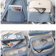 thumbnail image 2 of Cute Cool Backpack for Teens Girls, Ita Bag Kawaii Backpack with Kawaii Pins Accessories for Christmas Gifts (Blue Cinnamoroll ), 2 of 5
