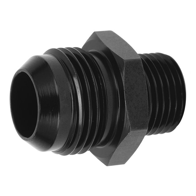 Adaptador de línea de gas aluminio 6061-T6 12 AN a 1/2NPT Conexión de línea de combustible Anodizado negro confiable para reparación ANGGREK Otros