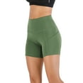 thumbnail image 2 of KingShop Shorts with Pockets for Women High Waisted Tummy Control Soft Workout Shorts for Yoga Athletic Running Cycling, 2 of 4