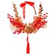 thumbnail image 1 of Guirnalda redonda de bayas rojas, colgante de ventana, , colgante de pared para puerta de, celebración, , decoración de 40x50cm Baoblaze Guirnalda de puerta, 1 of 8