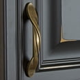 thumbnail image 5 of GlideRite 3 in. Center Twisted Cabinet Pull Hardware Handle, Antique Brass, Pack of 5, 5 of 5
