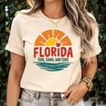 thumbnail image 2 of Florida Sunset T-Shirt - Sun, Sand, and Sins (Unisex), 2 of 2