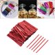 thumbnail image 4 of Lazos retorcidos, lazos para bolsas, prácticos lazos , embalaje, lazos giratorios para pasteles, embalaje de regalo, bolsas de café dulces, Rojo, 4 of 8