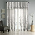 thumbnail image 4 of Andora Faux Silk Embroidered Window Valance White 50x18", 4 of 4