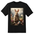 thumbnail image 2 of Plus Size Shirt for Women Black Tops for Women Oversized Short Sleeves Shirt for Women Easter T Shirt Crewneck Shirt for Women L, 2 of 5