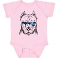 thumbnail image 3 of Inktastic Pitbull Sketch Portrait with Sunglasses Boys or Girls Baby Bodysuit, 3 of 5