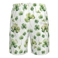 thumbnail image 6 of Disketp Men'S Swim Trunks Hawaiian Breathable Surf Beach Swimsuits Mesh Lining Beach Shorts With Pockets-St Patrick'S Day3, 6 of 9