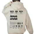 thumbnail image 3 of Faith Redemption Double Sided Hoodie – Jesus Dropped The Charges Graphic Hoodie, Cross Christian Design, Fall Faith Casual Pullover for Men & Women, 3 of 7