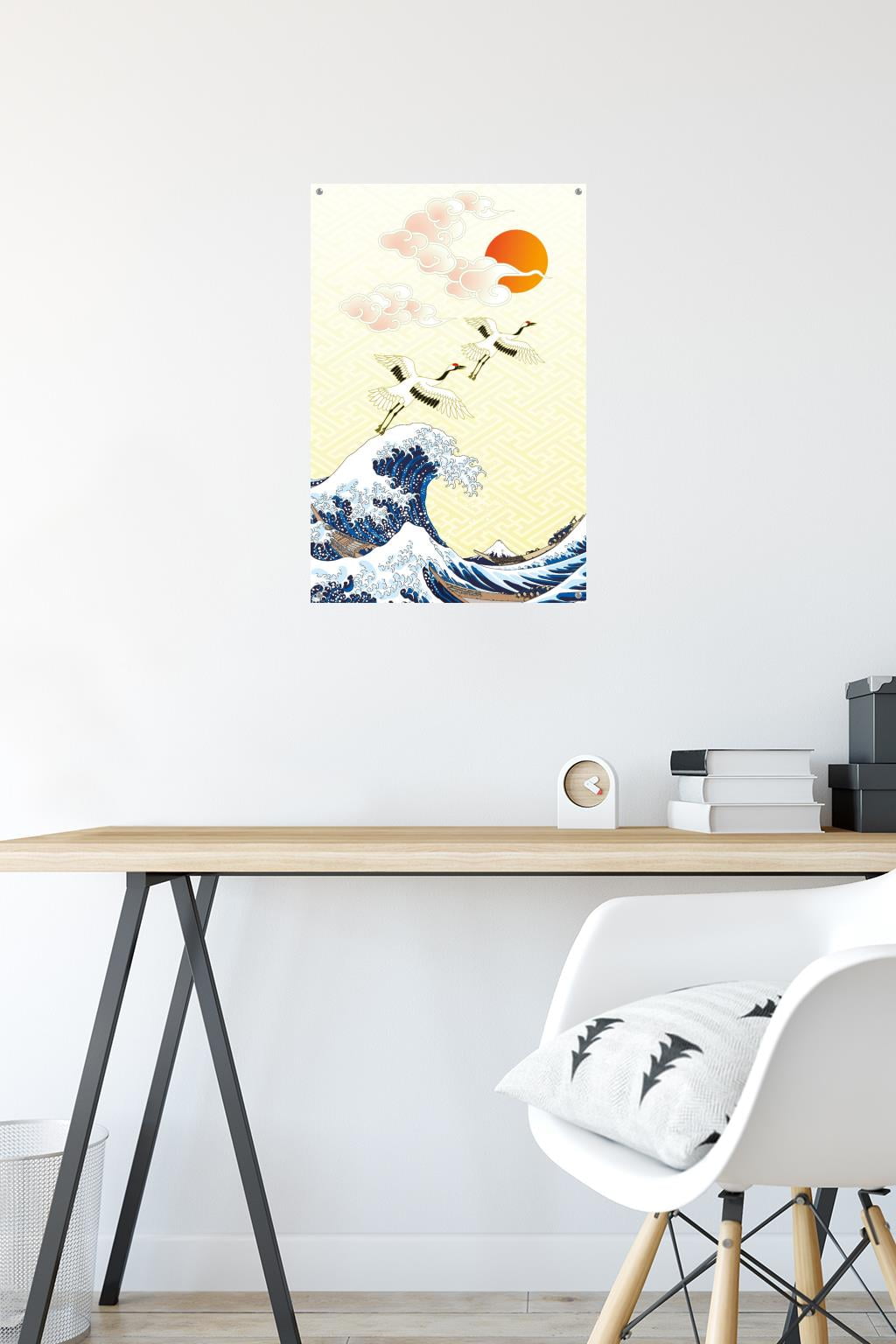 The First Sunrise in Japan Wall Poster with Push Pins, 14.725" x 22.375"