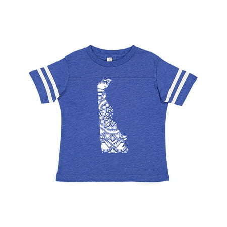 

Inktastic Delaware Silhouette Mandala Gift Toddler Boy or Toddler Girl T-Shirt