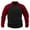 Red, variant on Men's Combat Tactical Shirt Long Sleeve Mockneck Side Zipper Warm Outdoor Work Pullover Tops Fashion Color-Block Loose Comfortable Big-Tall Airsoft Clothing Red M