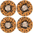 thumbnail image 2 of Shower Caps,Halloween Witches on Brooms Pattern Waterproof Shower Cap for Women 4 Pieces,Double Reusable Hair Cover for Shower PEVA Elastic Stretch Hem, 2 of 7